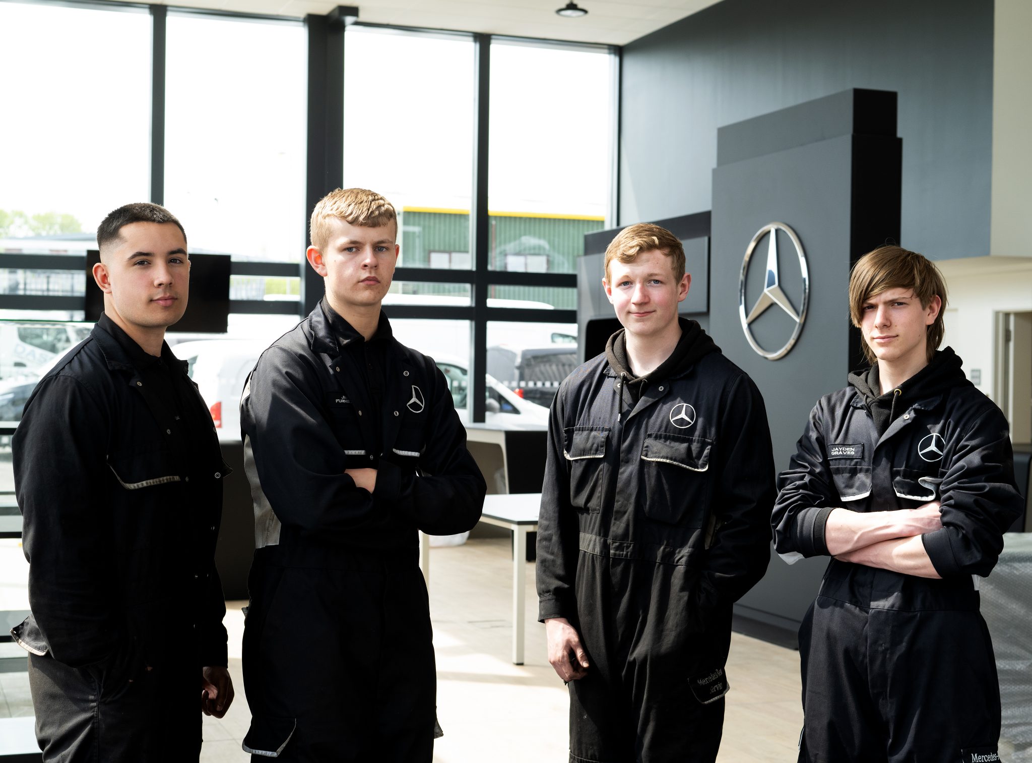Apprentices at Ciceley Mercedes